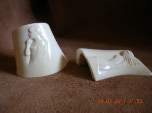 reveries - sculpture en os / Bone Carving